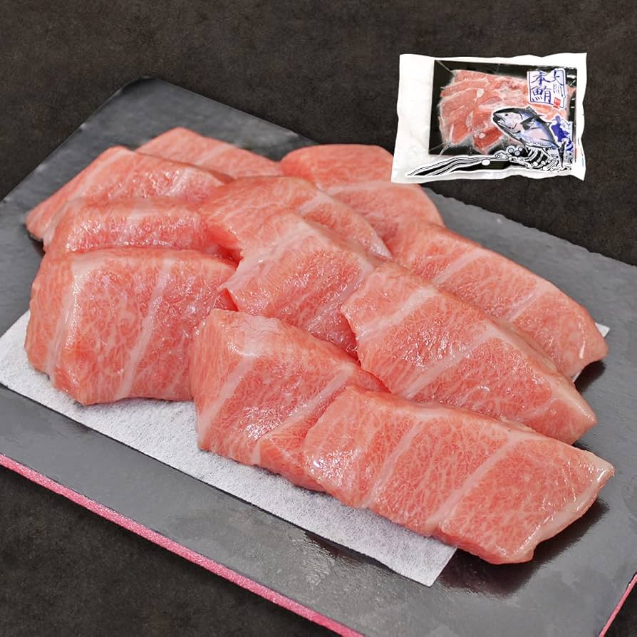 Amazon.co.jp: まぐろ処一条 大間産本マグロ 大トロ 150g お刺身